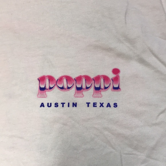 Poppi X Target Graphic Unisex Tee Size XL White Pink Graffiti | NWT - Picture 2 of 7